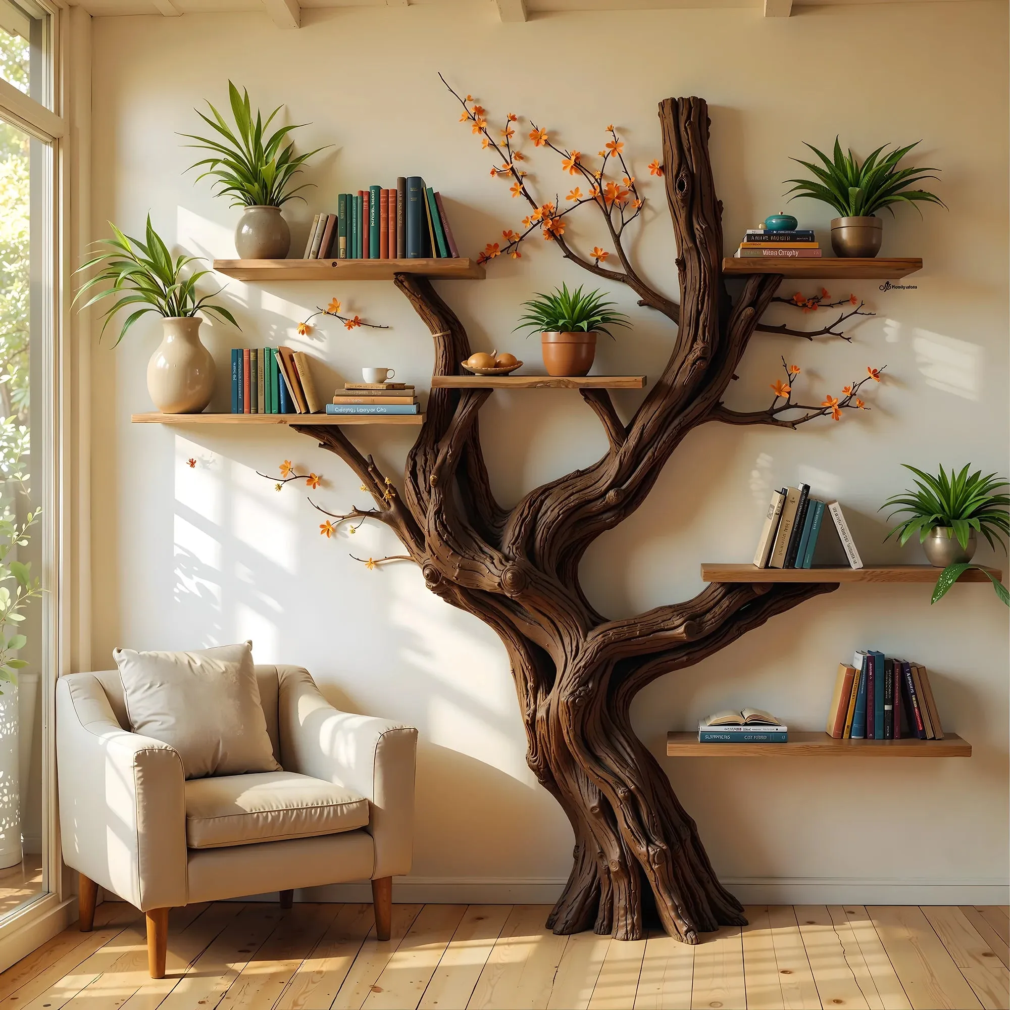 Unique Wooden Tree Bookshelf A Stylish Gift for Readers